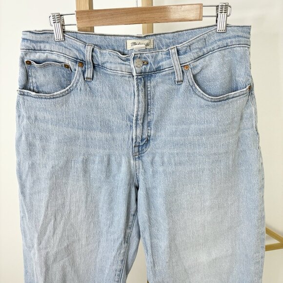 Madewell Wide-Leg Crop Jeans (Sz 31) The Perfect Vintage Light Wash High Rise - Picture 3 of 13